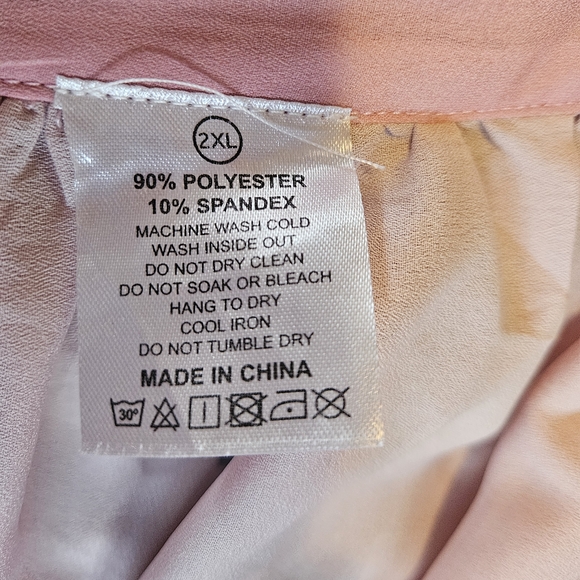 Lauren Good Day Native American Designer Pink Maxi Skirt Ribbon Southwest Tribal - Picture 4 of 11